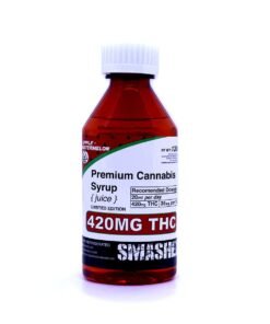 Smashed limited edition cannabis syrup